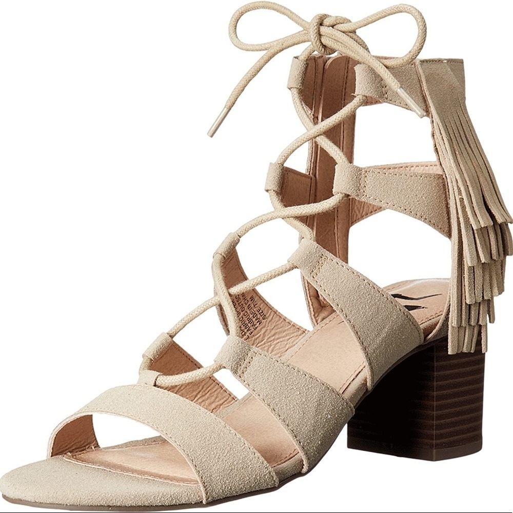 Lust For Life Daphne Tan Fringe Heels
